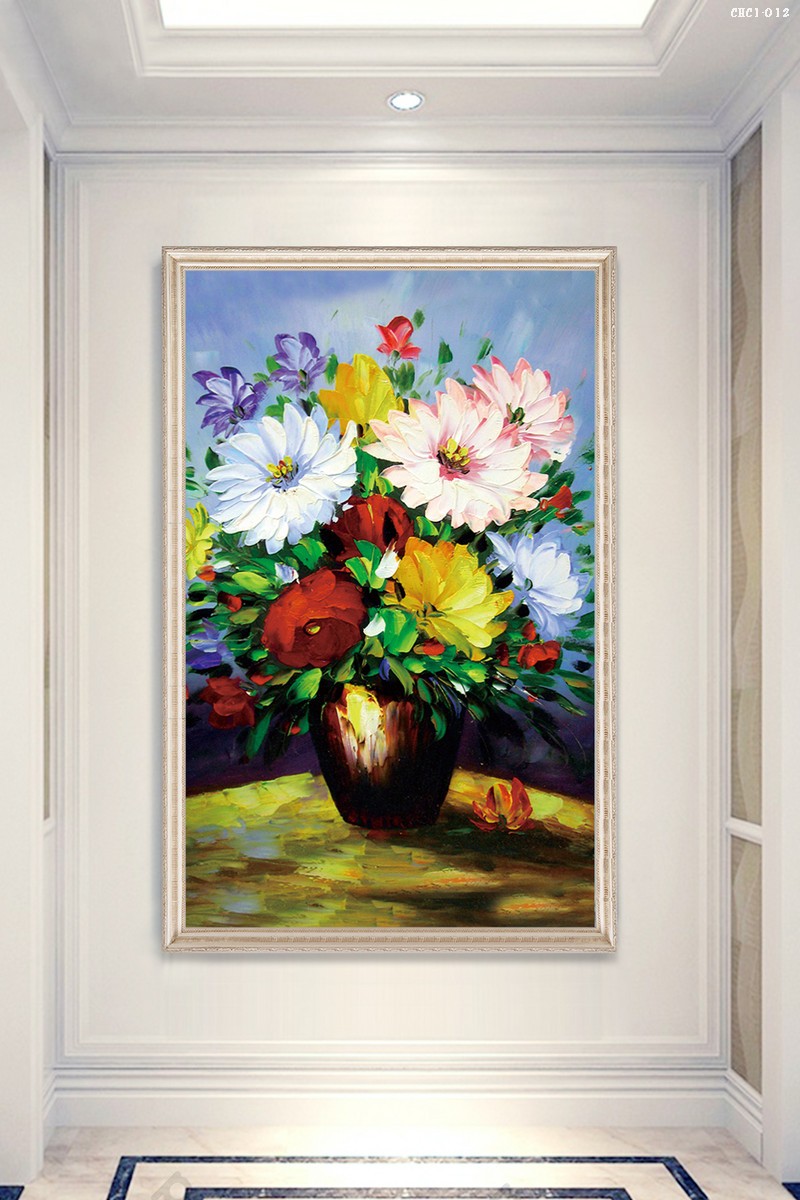 Tranh hoa cúc CHC1-012